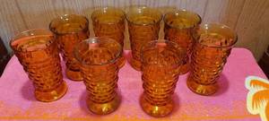 lot 132 image: Set of 8 vintage water glasses