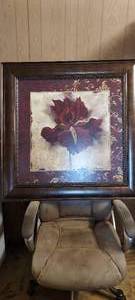 lot 157 image: 39.5 x 39.5 framed wall art