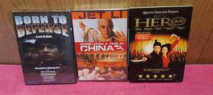 lot 49 image: 3 Jet Li movies of which 2 are still factory sealed