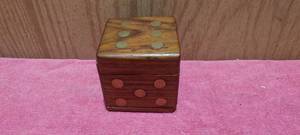 lot 207 image: Box of Wooden dice