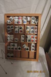 lot 100 image: National Football League mini porcelain mugs in display box