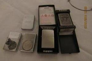 lot 71 image: ZIPPO LIGHTERS- SEE PICS