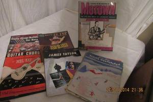 lot 106 image: GUITAR AND SONG BOOKS