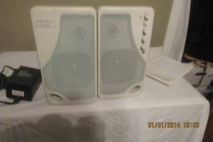 lot 129 image: OPTIMUS MULTIMEDIA SPEAKERS 1 PAIR, MODEL 401402 12 WATTS
