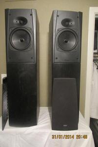 lot 157 image: BOSTON ACOUSTICS CR95 FLOOR SPEAKERS 1 PAIR