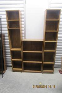 lot 123 image: 3 SHELVING UNITS