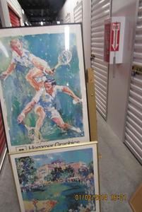 lot 205 image: LEROY NEIMAN PRINTSTENNIS MATCH 1980 AND WESTCHESTER CLASSIC 1979