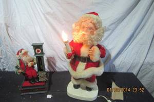lot 172 image: SANTA WITH CANDLE