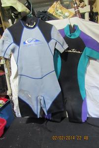 lot 92 image: UNDERWATER DIVERS SUITS 2 EACH