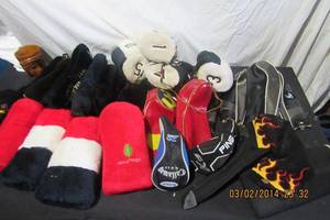 lot 185 image: GOLF CLUB HEAD COVERS VARIOUS