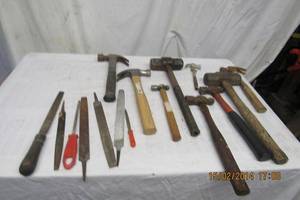 lot 36 image: HAMMERS AND  FILES