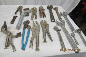 lot 38 image: ADJUSTABLE WRENCHES