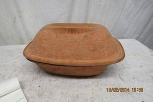 lot 242 image: ROMERTOPF CLAY FIRED COOKING POT