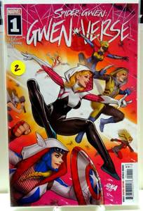 lot 2 image: NEW EDITION - Spider-Gwen Gwenverse #1 David Nakayama Cover 1st Print