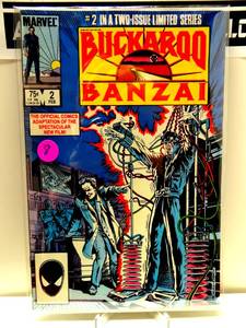 lot 8 image: VINTAGE Buckaroo Banzai #2 Marvel Comics February Feb 1985 $$$