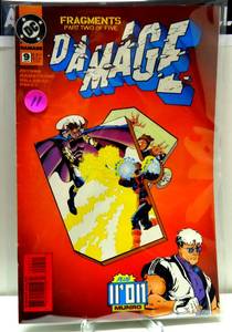 lot 11 image: DC Damage #9 (Jan,1995) Fragments, Modern Age Comic Book