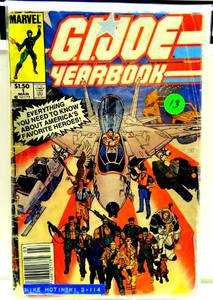 lot 13 image: G.I. Joe Yearbook #1 Marvel Comics 1985 Michael Golden $$