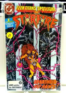 lot 17 image: DC Comics Teen Titans Spotlight On Starfire 1st Issue Vintage 1986 Wolfman CowanOpens in a new window or tab $$$
