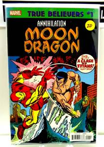 lot 20 image: True Believers Annihilation Moon Dragon #1 1968 Iron Man 54