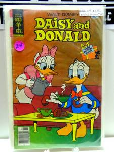 lot 24 image: VINTAGE Walt Disney Daisy and Donald # 34 VG cond 1978 Whitman Comic $$