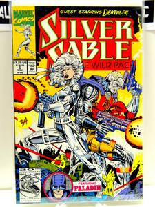 lot 34 image: Silver Sable & The Wild Pack #6 Starring DeathlokPaladin 1992 Marvel Comics $