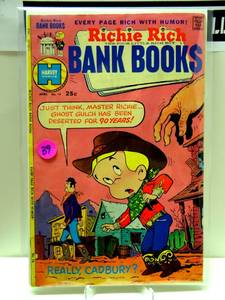 lot 39 image: VINTAGE RICHIE RICH - BANK BOOKS #16 Harvey Comics 1975 The Poor Little Rich Boy $$