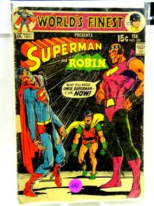 lot 40 image: VINTAGE Worlds Finest Comics #200 Superman And Robin (1971, DC) $$$