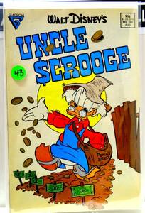 lot 43 image: Walt Disneys Uncle Scrooge Comic Book #220 Gladstone 1987 $$
