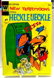 lot 47 image: VINTAGE New Terrytoons Heckle & Jeckle #26 (1974, Whitman) $$$