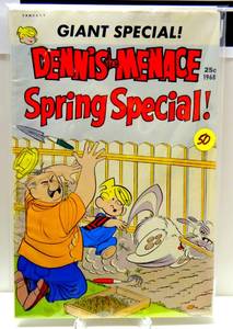 lot 50 image: vintage DENNIS THE MENACE GIANT #53 1968-SPRING SPECIAL-FAWCETT Comic Book