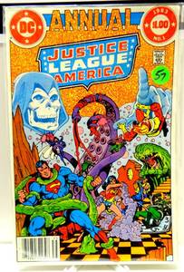 lot 57 image: Justice League America Annual No. 1 DC Bronze Age 1983 with Doctor Destiny $$