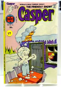 lot 77 image: vintage The Friendly Ghost of Casper #190 Harvey World 1977 $$