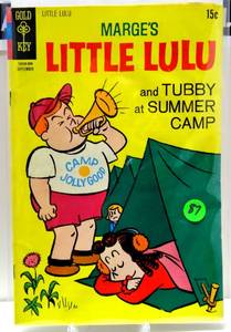 lot 87 image: VINTAGE Marges Little Lulu #197 Gold Key 1970 - Summer Camp issue $$