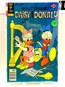 lot 90 image: VINTAGE Walt Disney Daisy and Donald #27  FINE   1977 Gold Key $$
