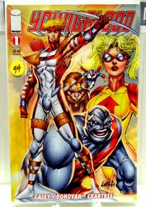 lot 94 image: VARIANT COVER - Youngblood (2008 series) #1 Cover B Image Comics VFNM $$