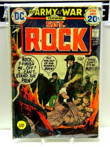 lot 110 image: VINTAGE Our Army at War Featuring Sgt. Rock - Comic Book - No. 270 July 1974 $$$