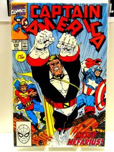 lot 126 image: KEY ISSUE - Captain America #379 KEY ISSUE FIRST APPEARANCE OF NEFARIUS (1990)