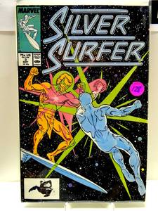 lot 128 image: SILVER SURFER #3 (2ND SERIES) MARVEL COMICS 1987 $$