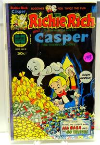 lot 143 image: VINTAGE RICHIE RICH AND CASPER #18 HARVEY COMICS 1977  $$$