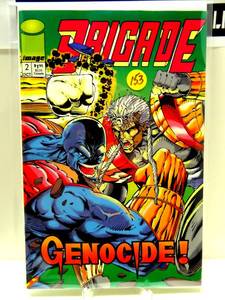 lot 153 image: Image Comics Brigade- Genocide No. 2 Oct 1992 Comic Book $$$