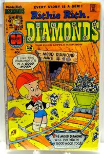 lot 154 image: VINTAGE RICHIE RICH DIAMONDS (1972 Series) #26 - HARVEY WORLD $$$
