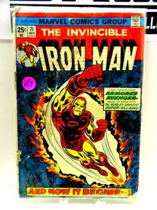 lot 157 image: VINTAGE Marvel Comics INVINCIBLE IRON MAN #71 (1974) $$