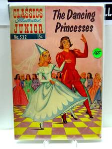lot 165 image: CLASSICS ILLUSTRATED JUNIOR #532 VG THE DANCING PRINCESSES 1956 SILVER AGE COMIC $$$
