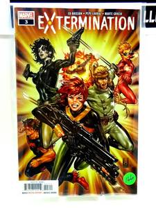 lot 166 image: EXTERMINATION #3 MARK BROOKS VIRGIN VARIANT MARVEL 2018 NM