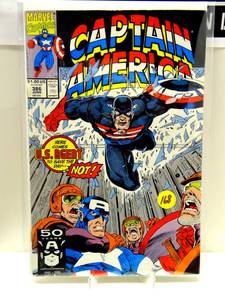 lot 168 image: CAPTAIN AMERICA #386 MARVEL COMICS 1991 VFNM $$