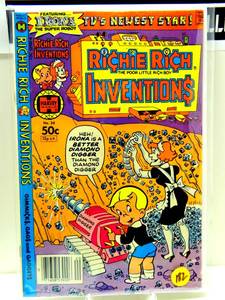 lot 182 image: RICHIE RICH INVENTIONS #20 HARVEY COMICS 1981 FN NEWSSTAND $$