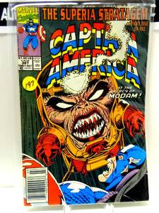 lot 197 image: CAPTAIN AMERICA #387 MARVEL COMICS 1991 $$