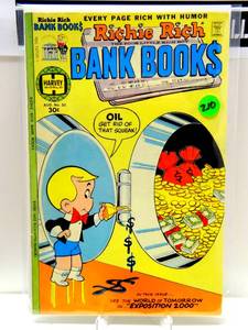 lot 210 image: VINTAGE 1977 Richie Rich Bank Books August #30