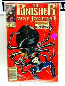 lot 221 image: PUNISHER WAR JOURNAL #9 MARVEL COMICS 1989 $$