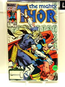 lot 222 image: The Mighty Thor #360 Marvel Copper Age (1985)